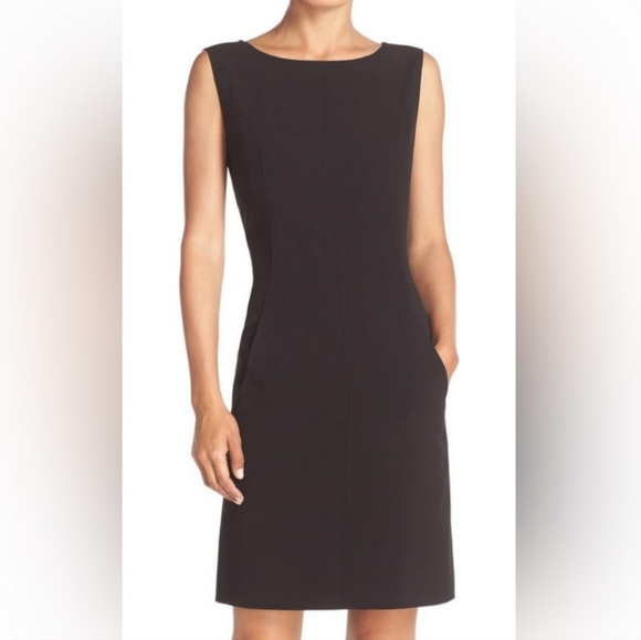 Tahari ASL Dresses & Skirts - Tahari ASL Sleeveless Mid Length Black LBD Dress Size 2 Women Professional 2